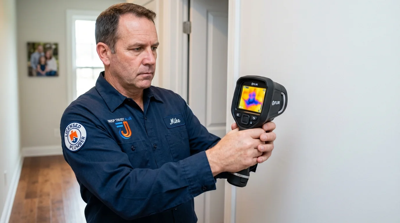 Thermal imaging leak detection by Johns Plumbing LLC in Long Branch